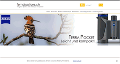 Desktop Screenshot of fernglasstore.ch